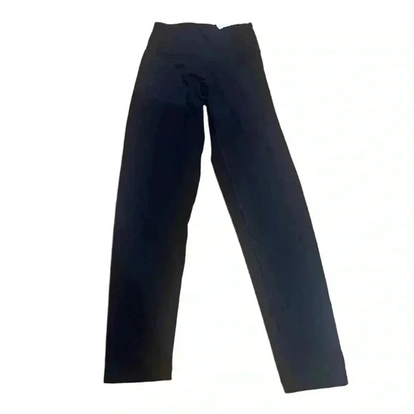 Aerie Offline Real Me Leggings Black Smocked Sides Size Small NWT - Picture 3 of 5